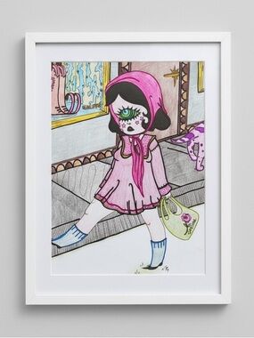 🛍️ Valfré Surrealist Pop Art A Day in the City Art Print ~ 11x8”